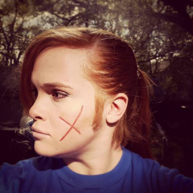 Playing with cosplay make up is 75% of the fun! An attempt at Kenshin from Rurouni Kenshin.